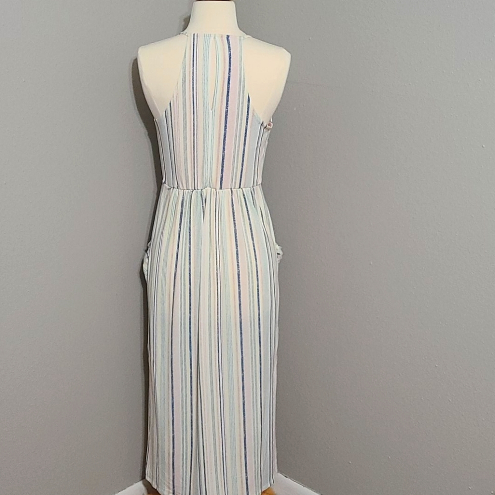 Bcbgeneration Surplice Drape Pockets Pattern Dress - image 4